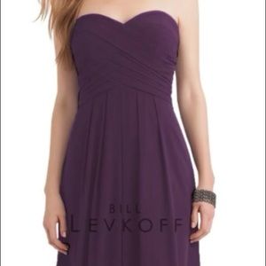 Bill Levkoff Eggplant Dress